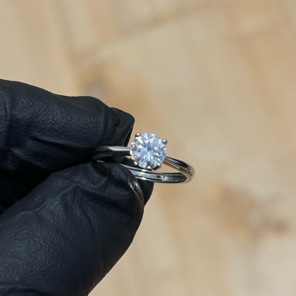 Real VVS Moissanite Diamond Ring Jewelry lab made - Picture 1 of 12